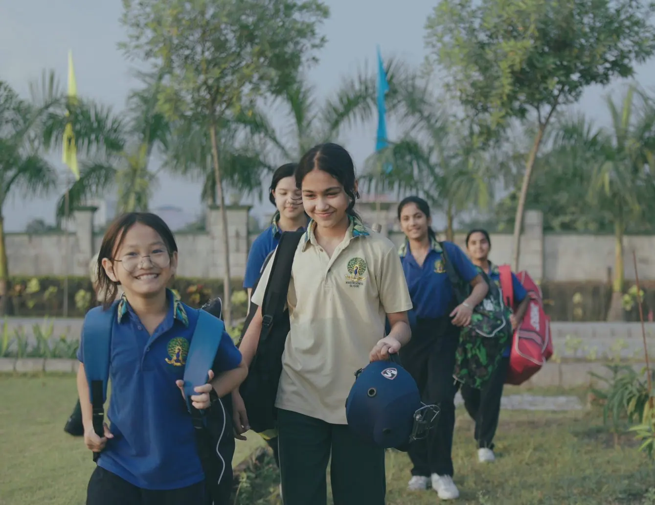 Mayoor School Siliguri students on campus